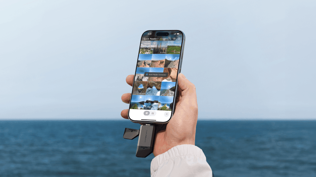 Antigravity Quick Reader for transferring drone footage